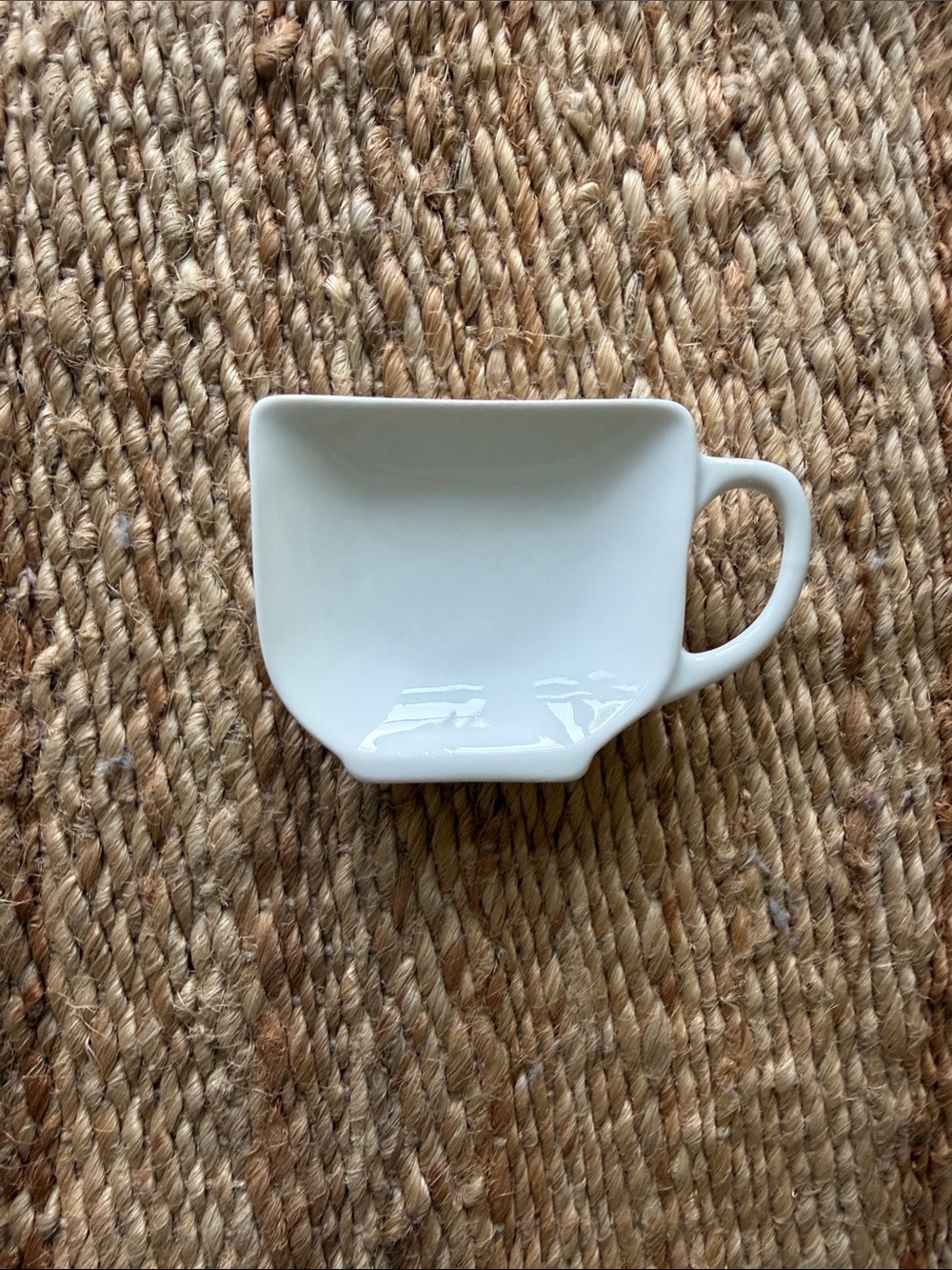 NEW Crate & Barrel Tea Cup Coffee Cup Spoon Rest Tea Bag Rest